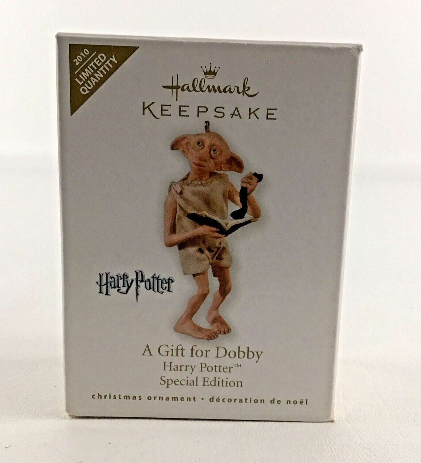 Hallmark Keepsake Christmas Tree Ornament Harry Potter A Gift For Dobby 2010 New
