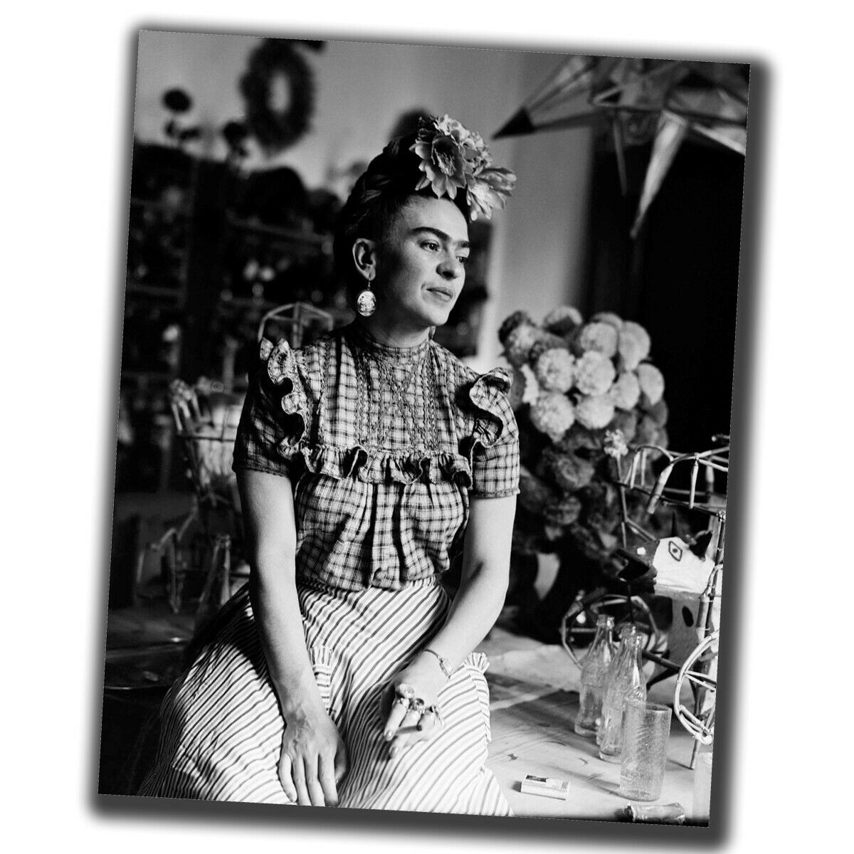 Frida Kahlo Celebrities Vintage Retro Photo Glossy Big Size 8X10in L025