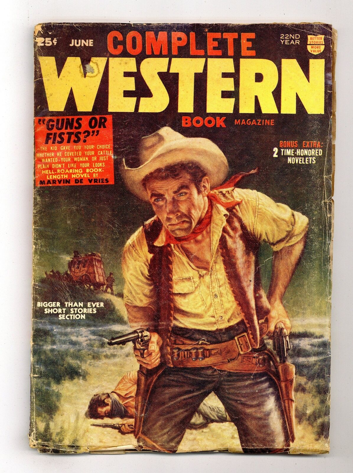 Complete Western Book Magazine Pulp Jun 1955 Vol. 20 #3 GD/VG 3.0