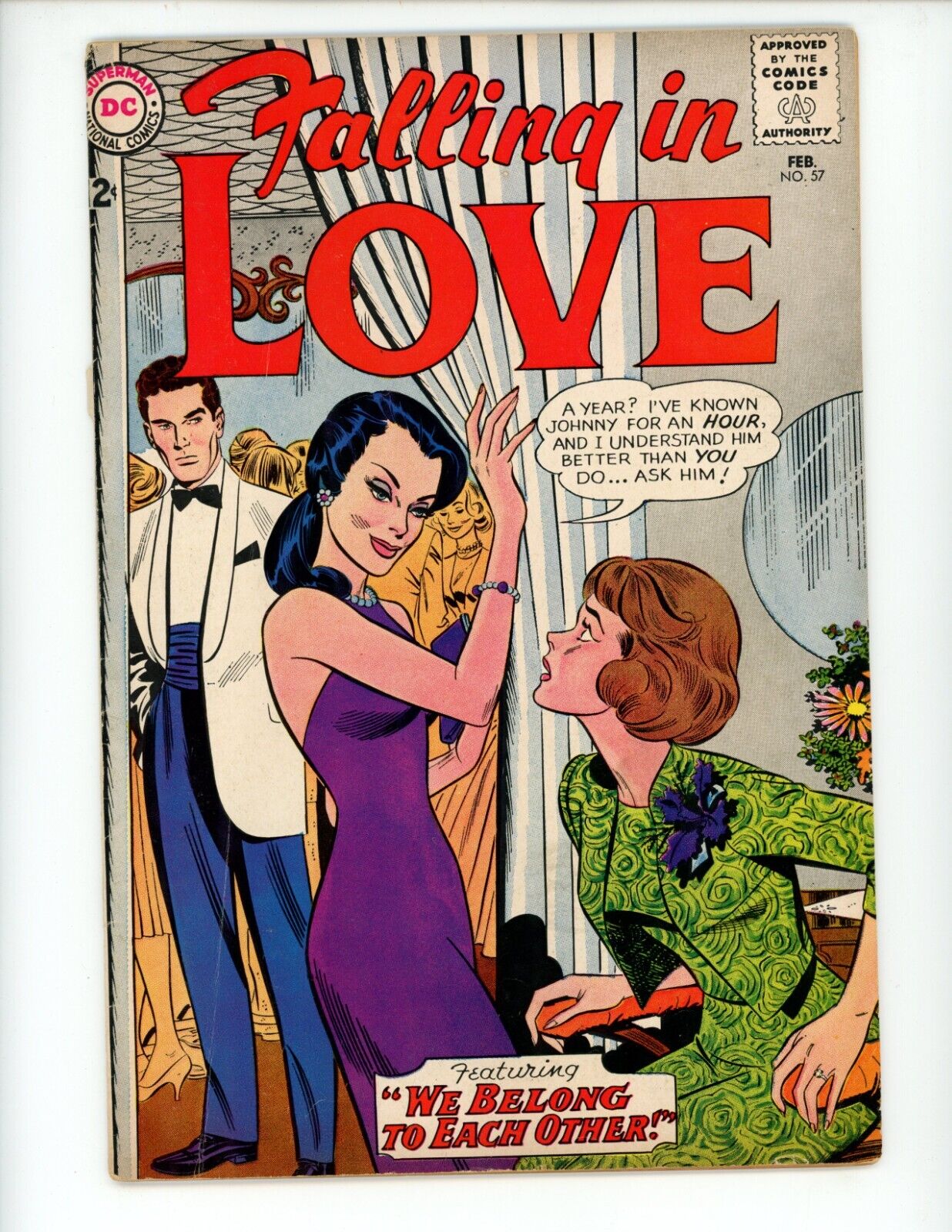 Falling in Love #57 Comic Book 1963 VG- John Romita DC Comics