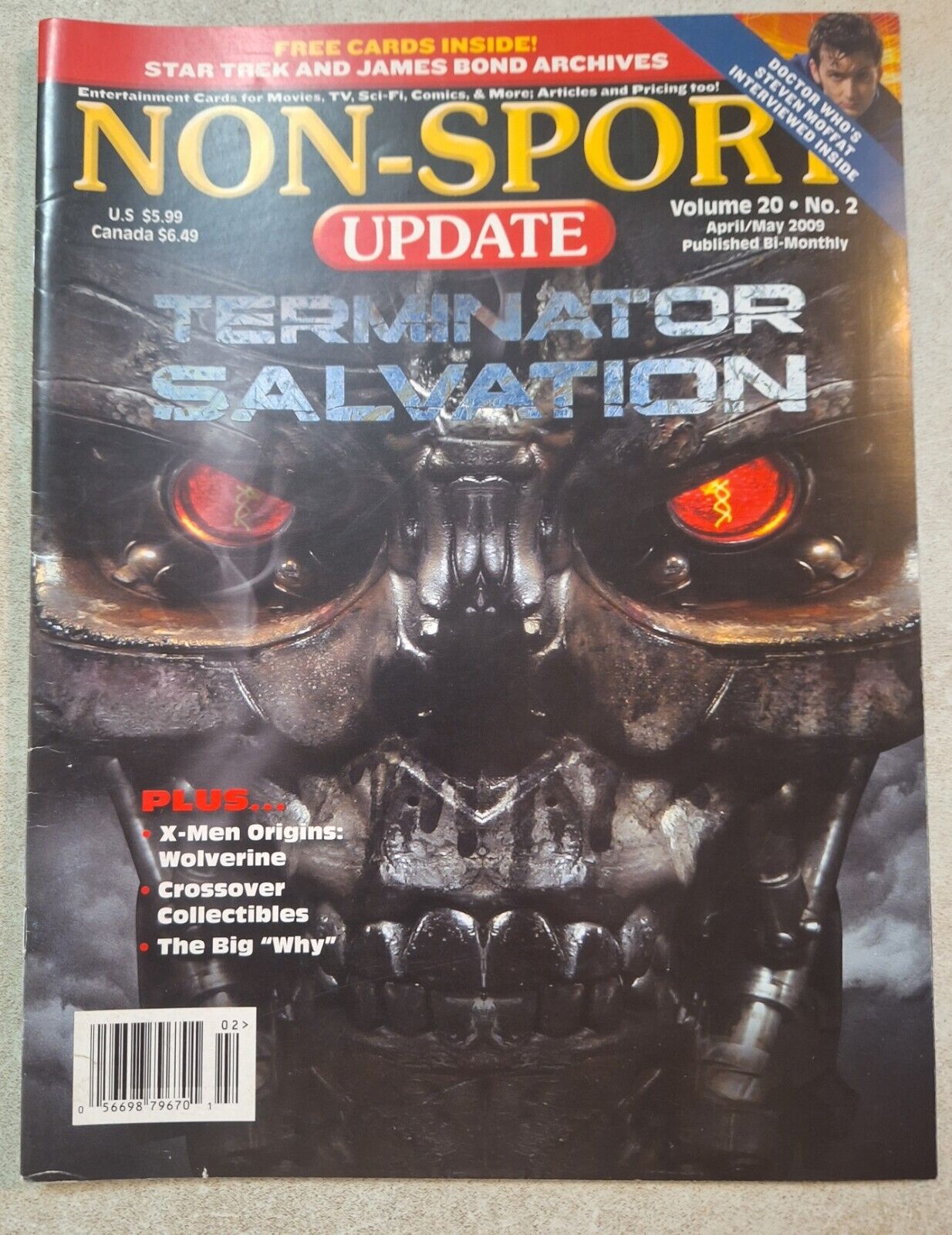 NON SPORT UPDATE Volume 20 No. 2 May 2009 TERMINATOR SALVATION No Cards Included