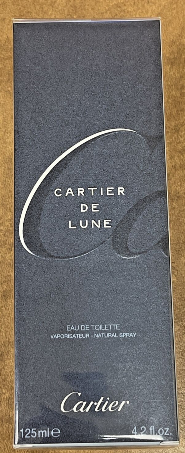 DE LUNE by Cartier 4.2oz/125ml EDT SPRAY NEW SEALED **RARE,DISCONTINUED**