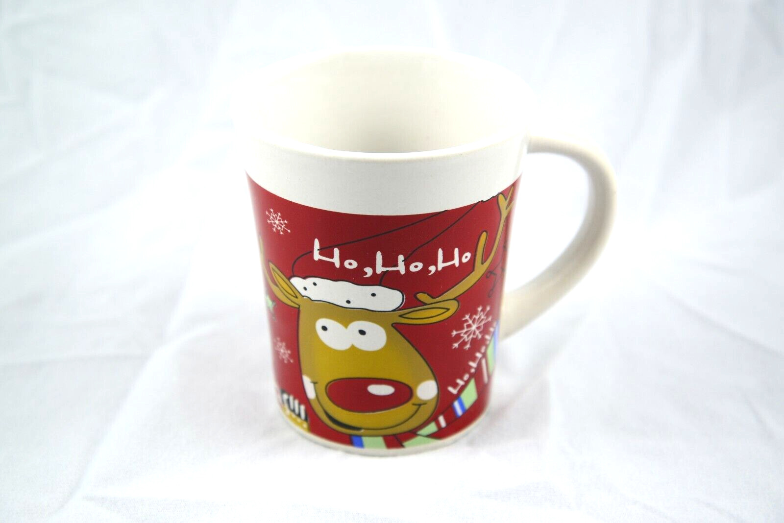 Royal Norfolk 12oz Christmas Reindeer Mug Cup Coffee Tea Hot Cocoa Chocolate