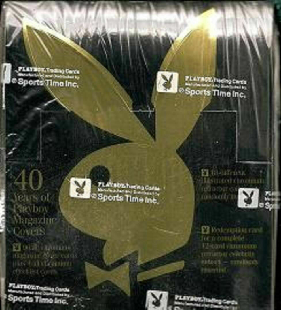 Playboy Chromium Cover Cards Edition 1 Factory Sealed Box ( Donald Trump ) 