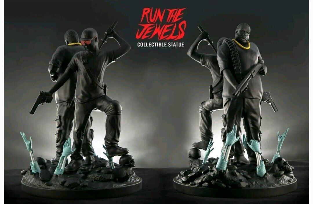 RTJ Run The Jewels Autographed ConcreteJungle Hip Hop Art Statue Only100 Made 