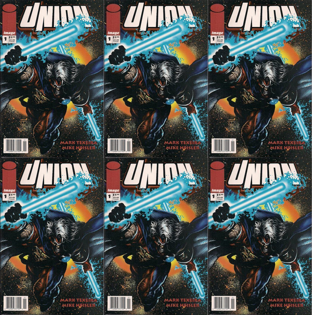 Union #1B Volume 1 (1993-1994) Image Comics - 6 Comics
