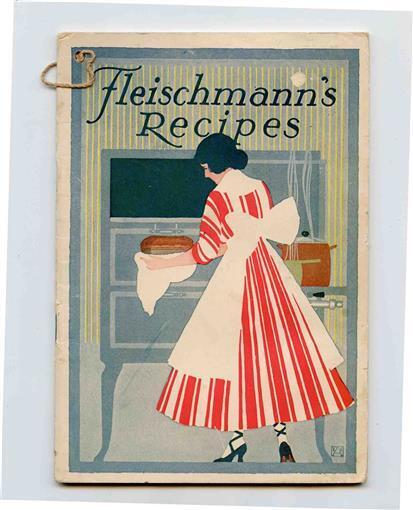 Fleischmann\'s Excellent Recipes For Baking Raised Breads Booklet 1917 