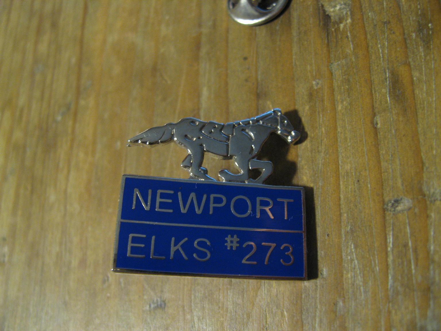 Elks Club Lodge Newport #273 Cold Spring Kentucky Derby Race Horse B.P.O.E. Pin