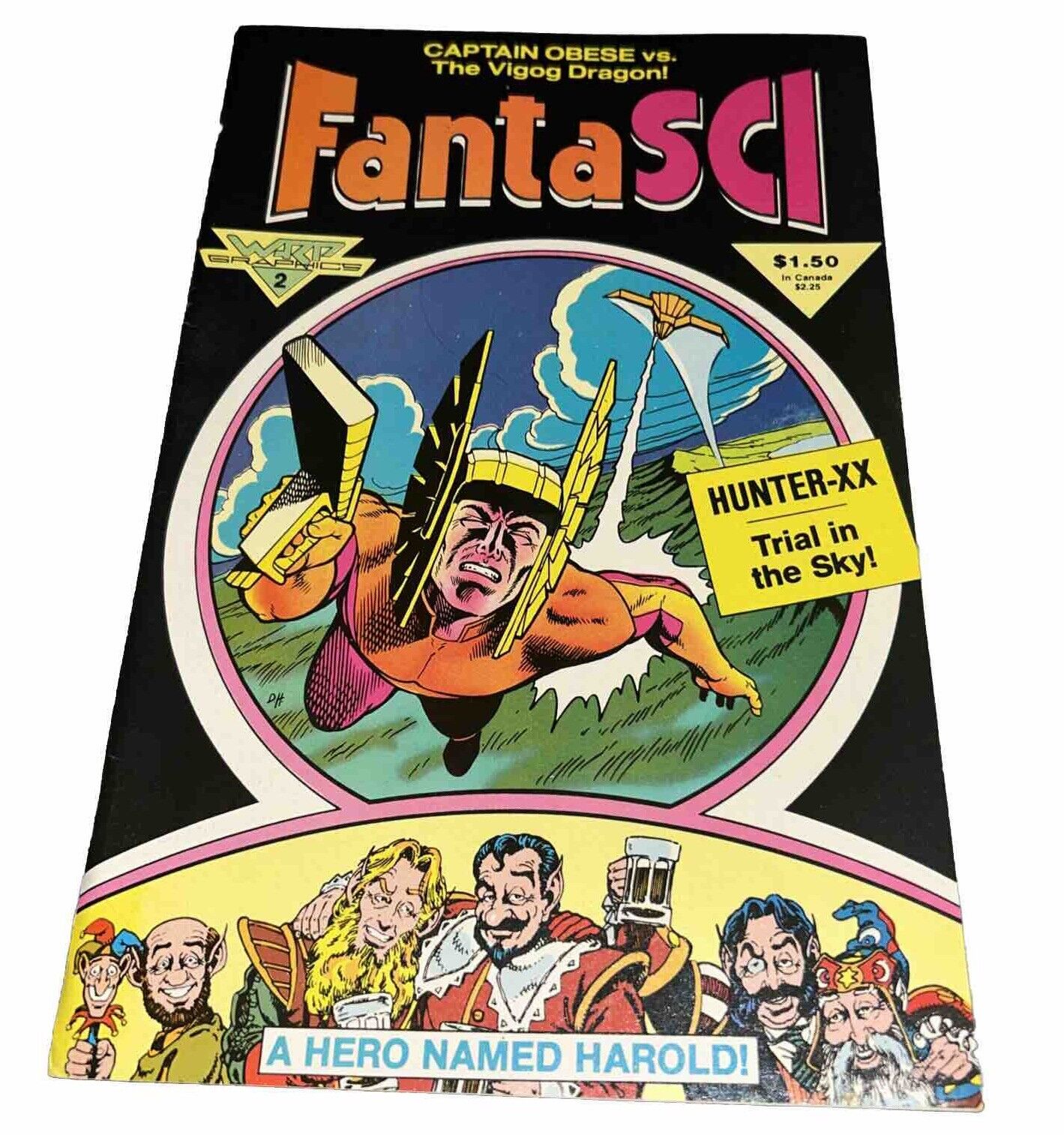 FantaSci #2 (Dec 1986, Warp Comics) Comic Book