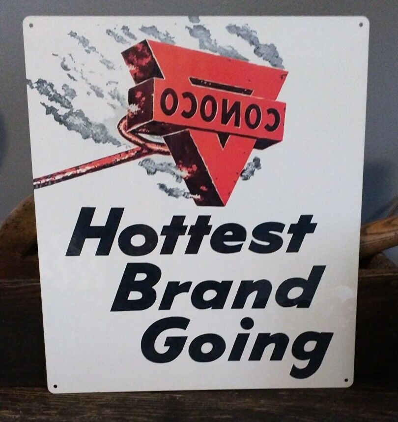 Conoco branding hottest brand going sign New garage 10 x 12 50033