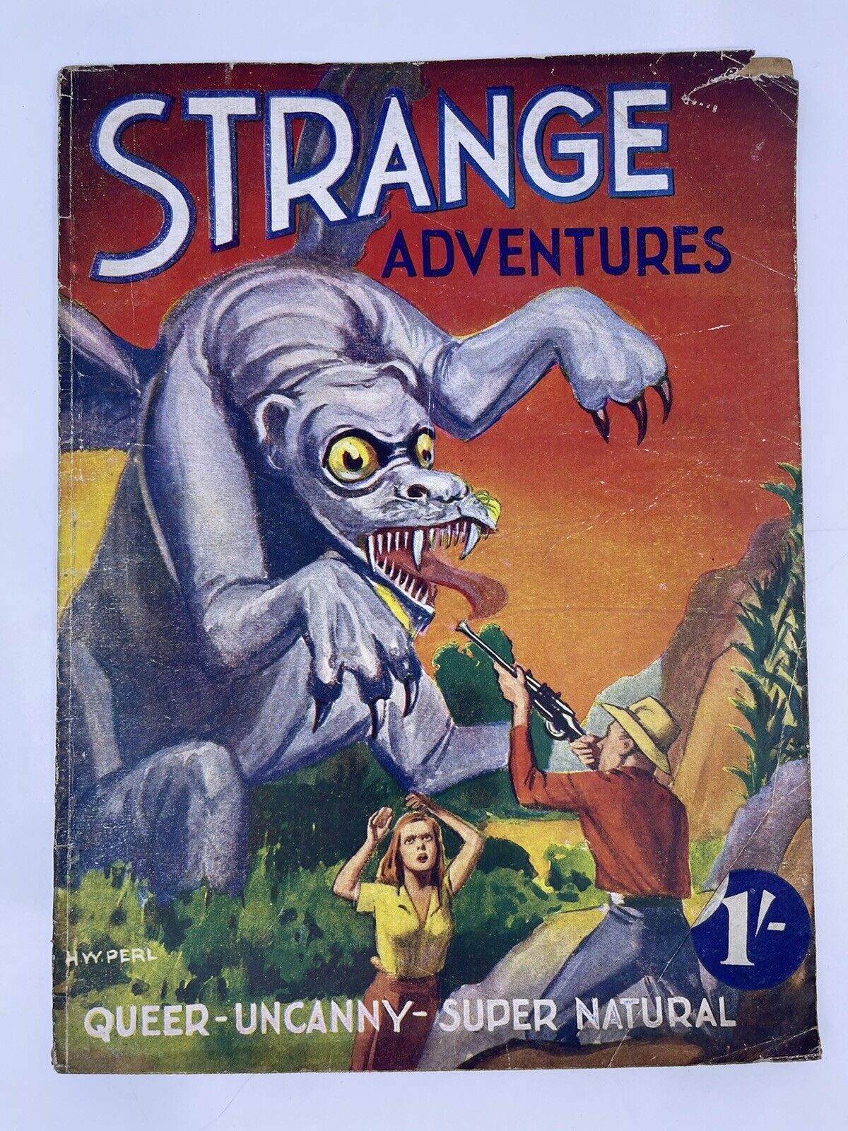 Strange Adventures #1 RARE Pulp Sci-Fi Literary Magazine 1946 Norman Firth