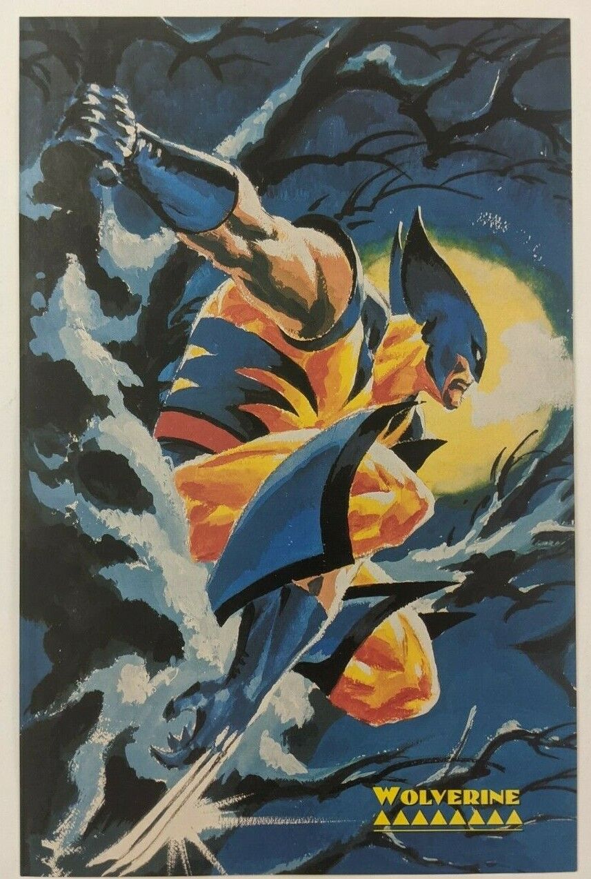 Wolverine Marvel Masterpieces Comic Panel Poster Art Pin-Up 1994 Andy Kubert Joe