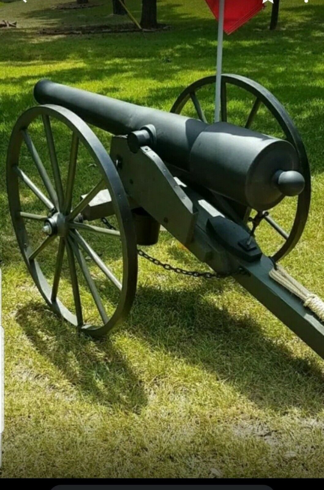 Civil War Style Cannon, , Full size replica, 2.9 inch Parrot Rifle.