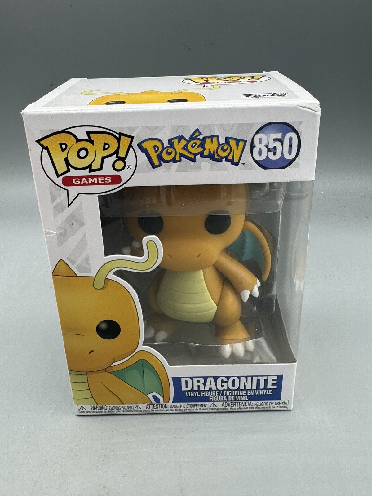 Funko Pop Vinyl: Pokémon - Dragonite #850 Not Mint