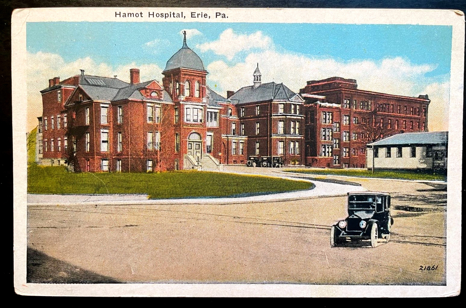 Vintage Postcard 1934 Hamot Hospital, Erie, PA
