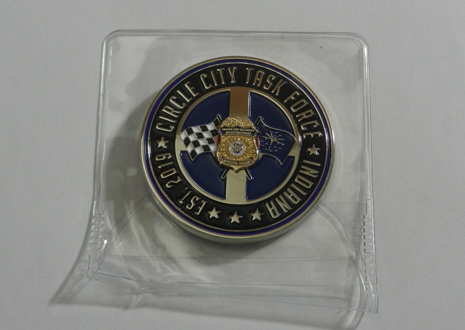 HSI Circle City Task Force Challenge Coin - Very Cool