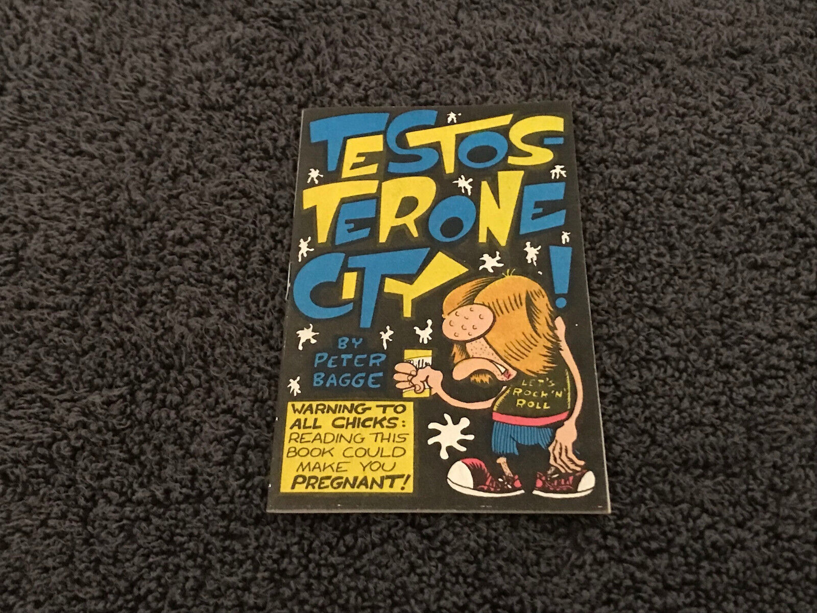PETER BAGGE Testosterone City 1990 Starhead Comix mini comic zine *FREE SHIPPING