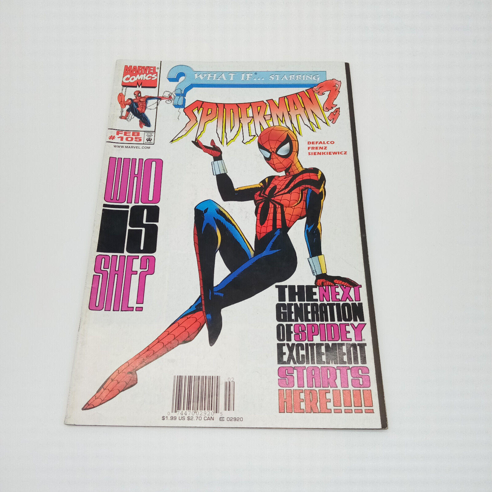 What If....Starring Spider-Man? Feb # 105 Spider-Girl, Who is She?