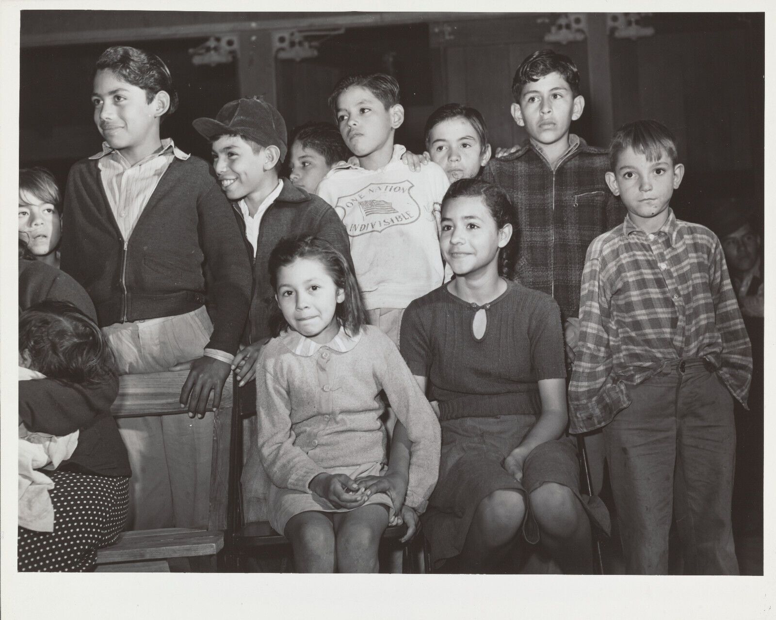 Photo 1940's Children at Saturday night dance. Robstown Texas 58448209