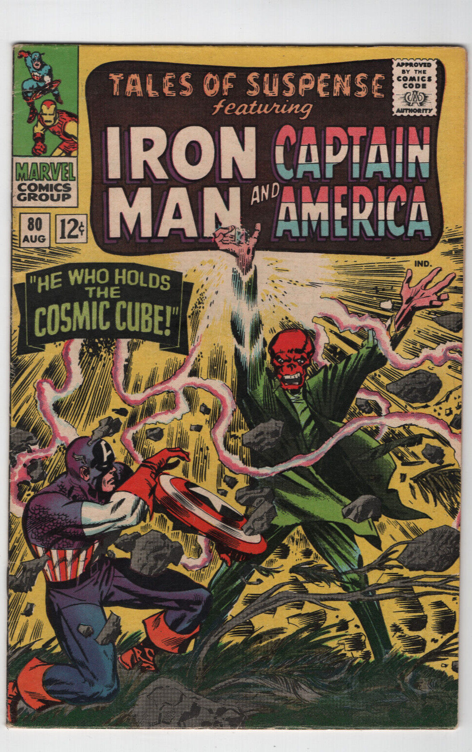 Tales of Suspense #80 Silver Age Iron Man 2nd Cosmic Cube Red Skull Marvel Comic