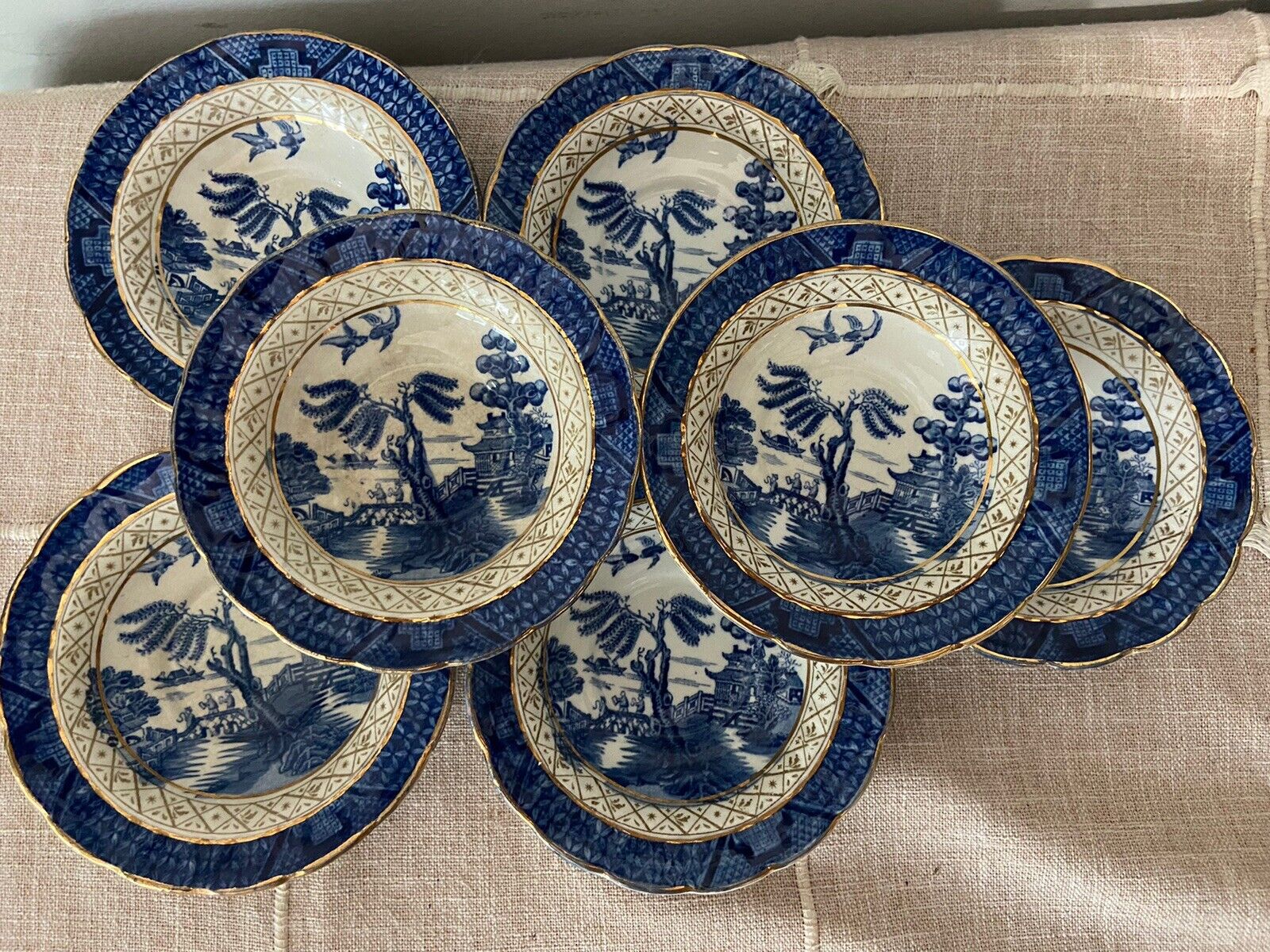 Booths Real Old Willow Saucer Small Plate Bowl A8025
