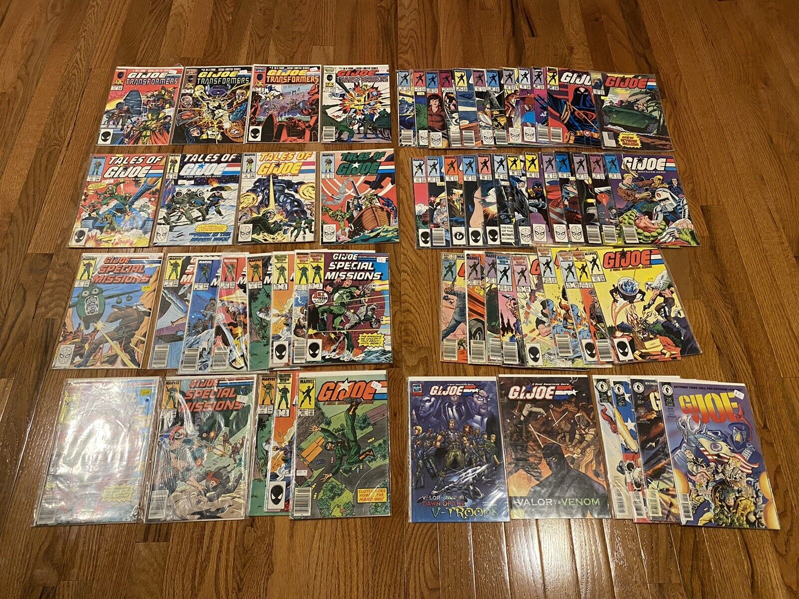 GI Joe Comic Lot of 61 - Complete Transformers, Special Missions, Tales, & More