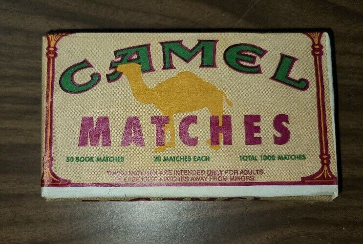 JOE CAMEL Book Matches - Package of 50 Matchbooks Vintage UNOPENED