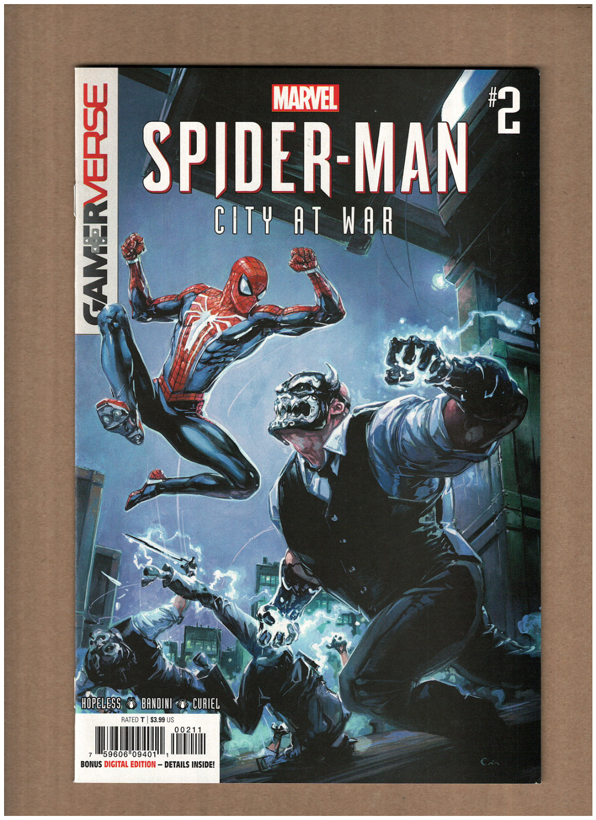 Spider-man: City At War #2 Marvel Comics 2019 Clayton Crain Cover NM- 9.2