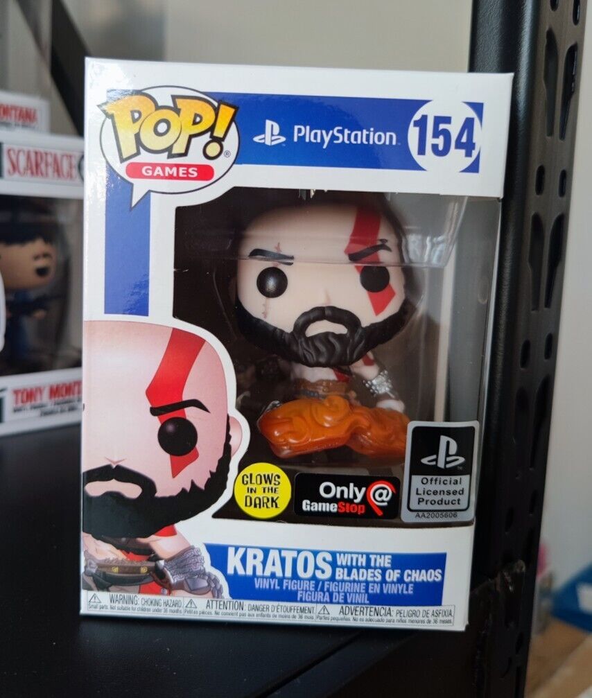 Funko POP God of War 154# Kratos with the Blades of Chaos Vinyl Action Figures