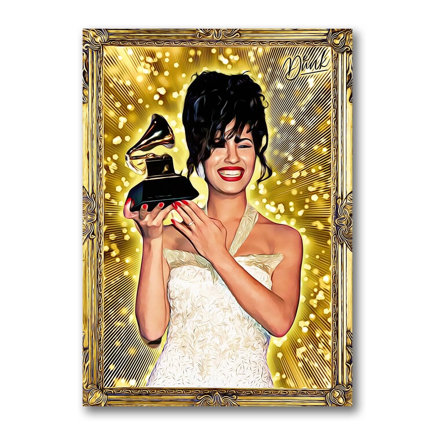 Selena Quintanilla-Pérez Gold Getter Sketch Card Limited 04/30 Dr. Dunk Signed