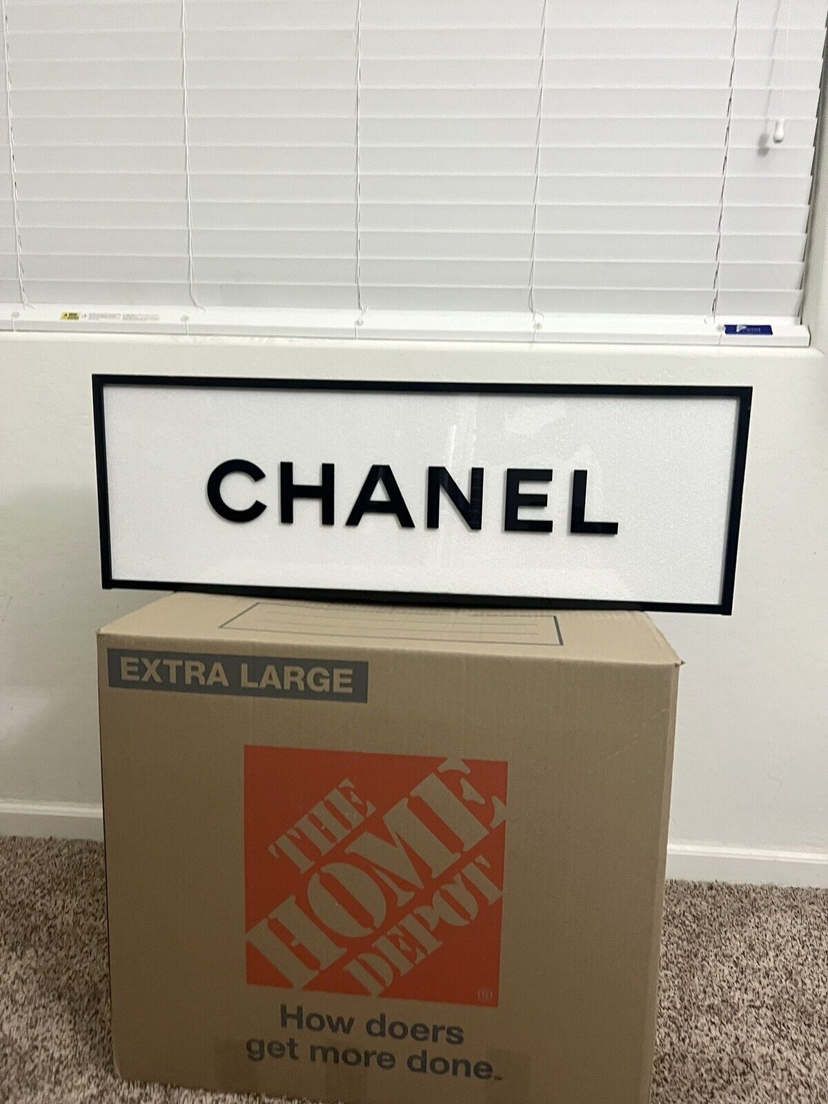 Chanel Display Sign “Vintage” “Large”