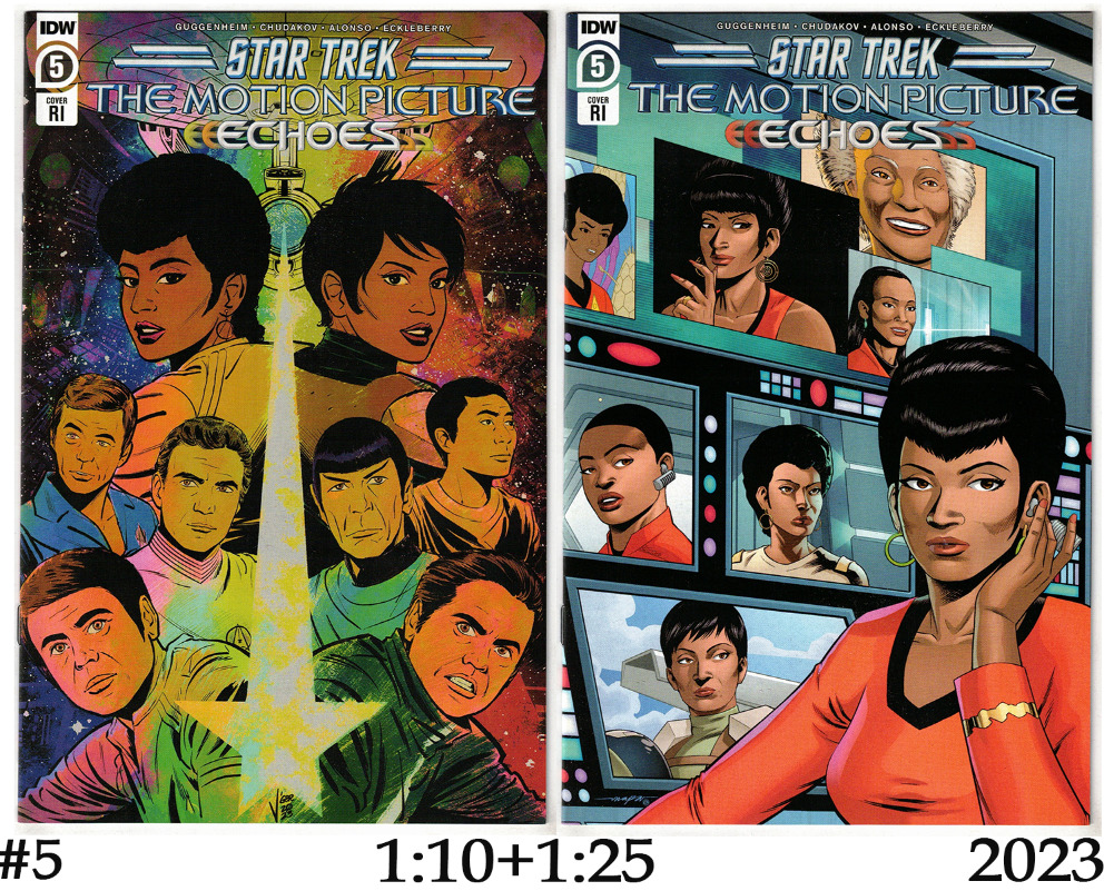 STAR TREK THE MOTION PICTURE ECHOES #5-1:10 VILLIGER+1:25 MAPA VARIANTS- IDW