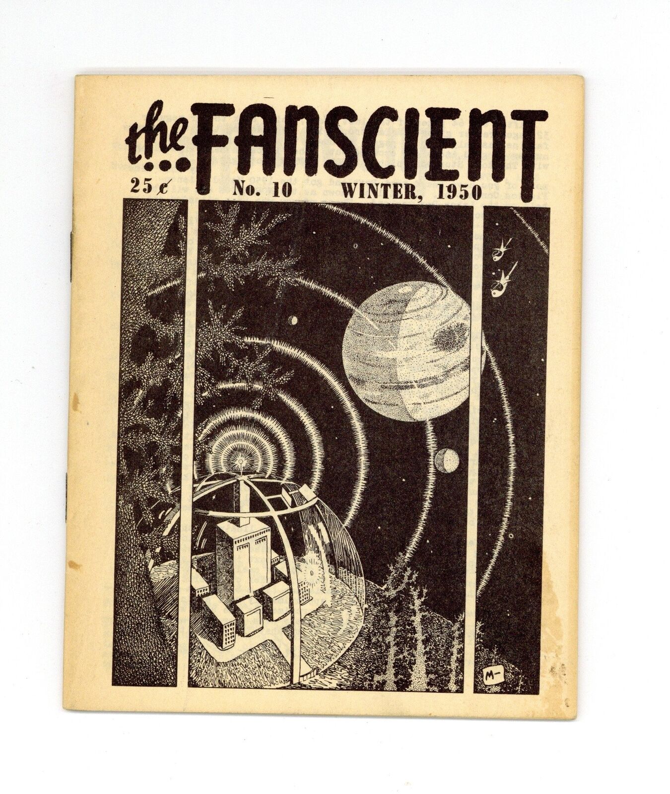 Fanscient Fanzine Dec 1950 #10 VF