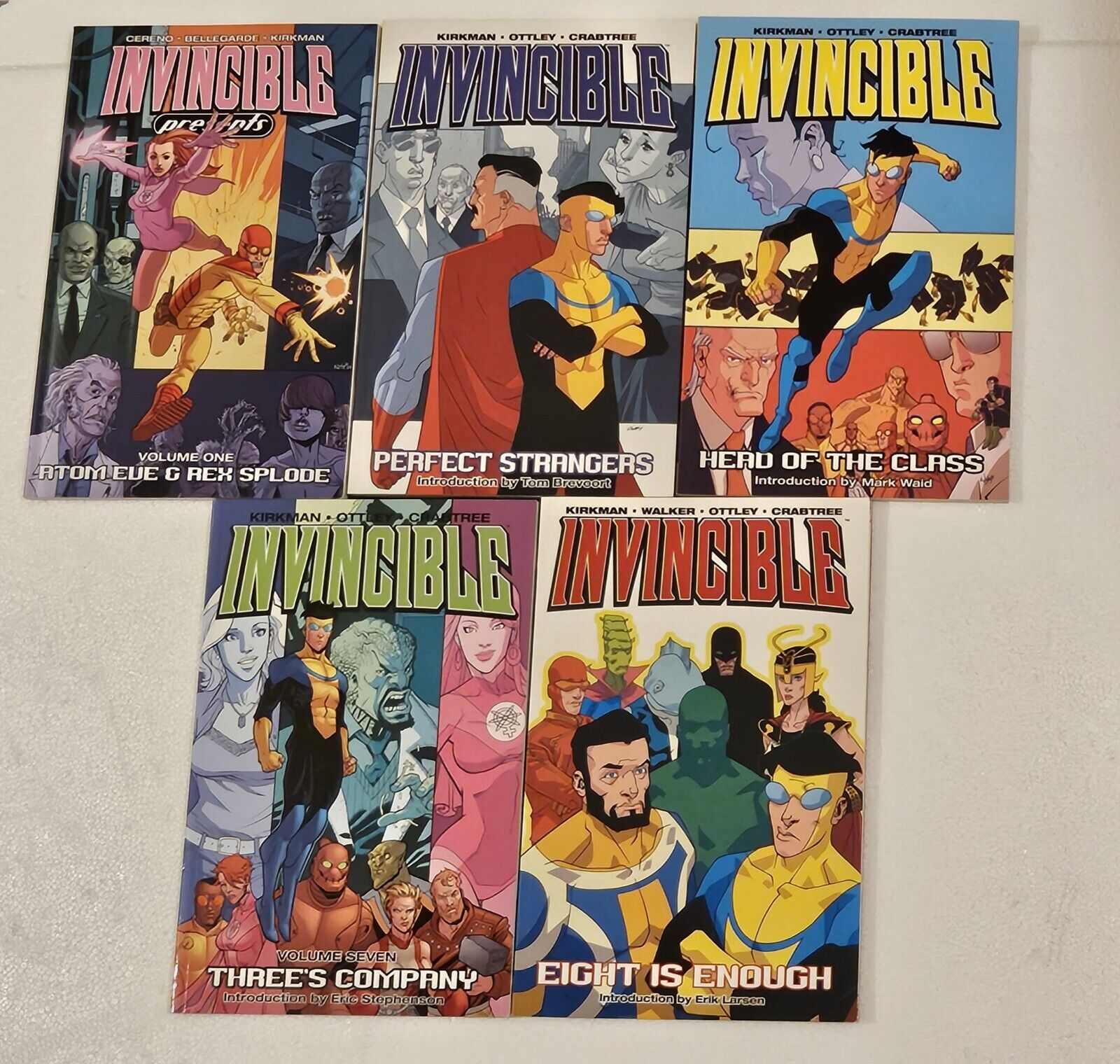Lot 5 Image Comics Invincible Volumes 1,2,3,4,7 Kirkman Brand New