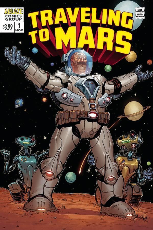 Traveling To Mars #1 Cvr D Mckee (mr) Ablaze Publishing Comic Book