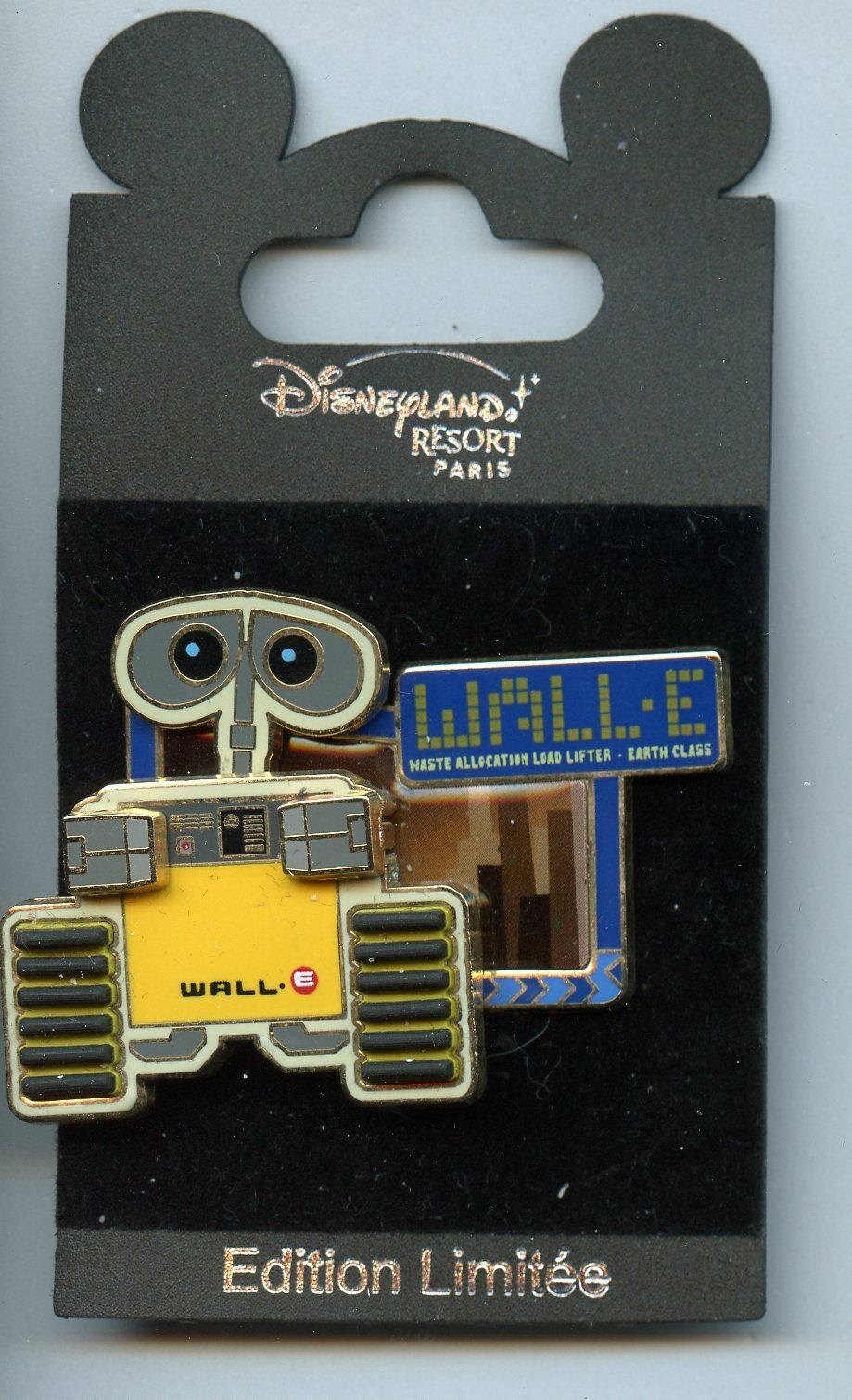 Disney Disneyland Paris Pixar WALL-E Waste Allocation Load Lifter Slider LE Pin