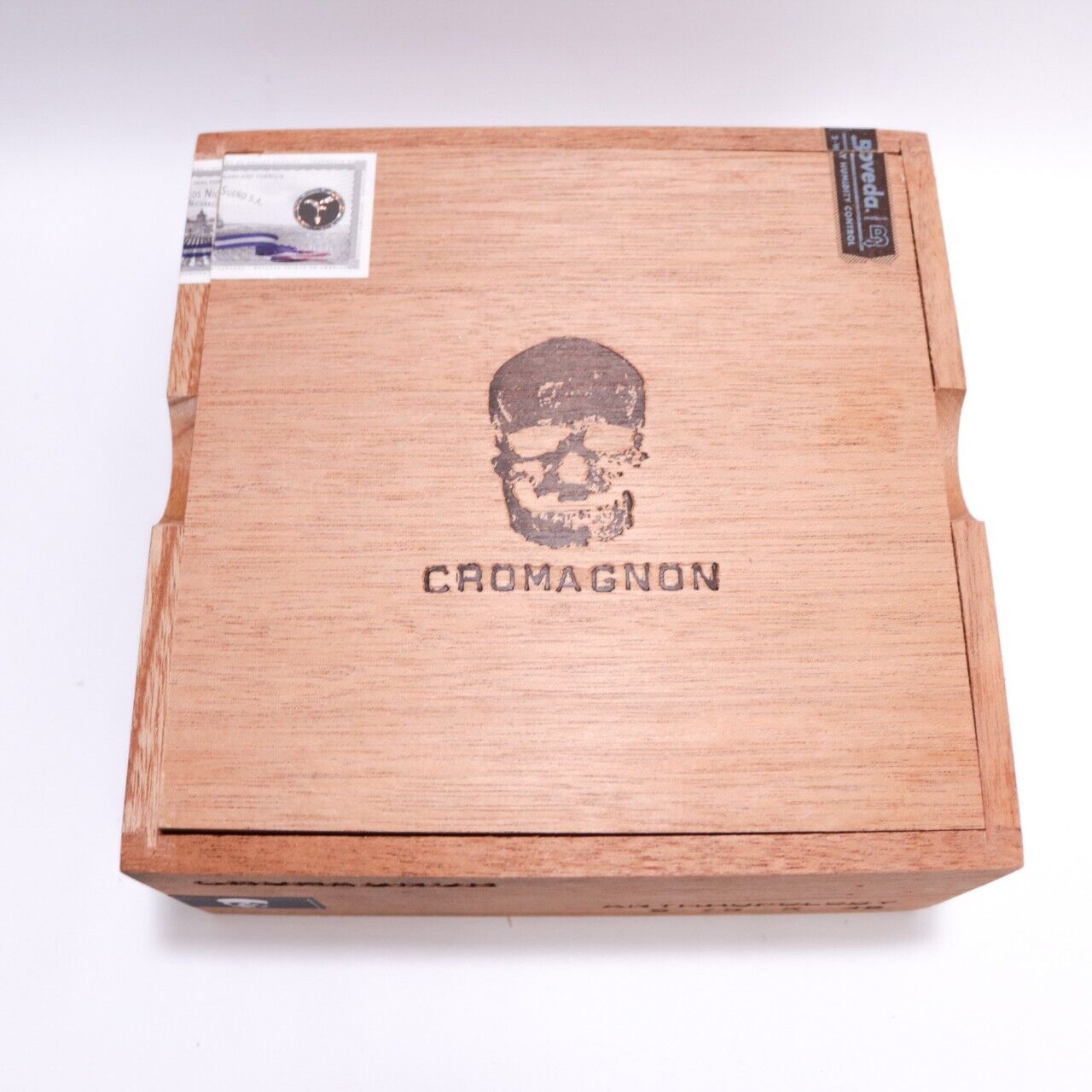 Cromagnon | Anthropology Wood Cigar Box Empty - 7.25\
