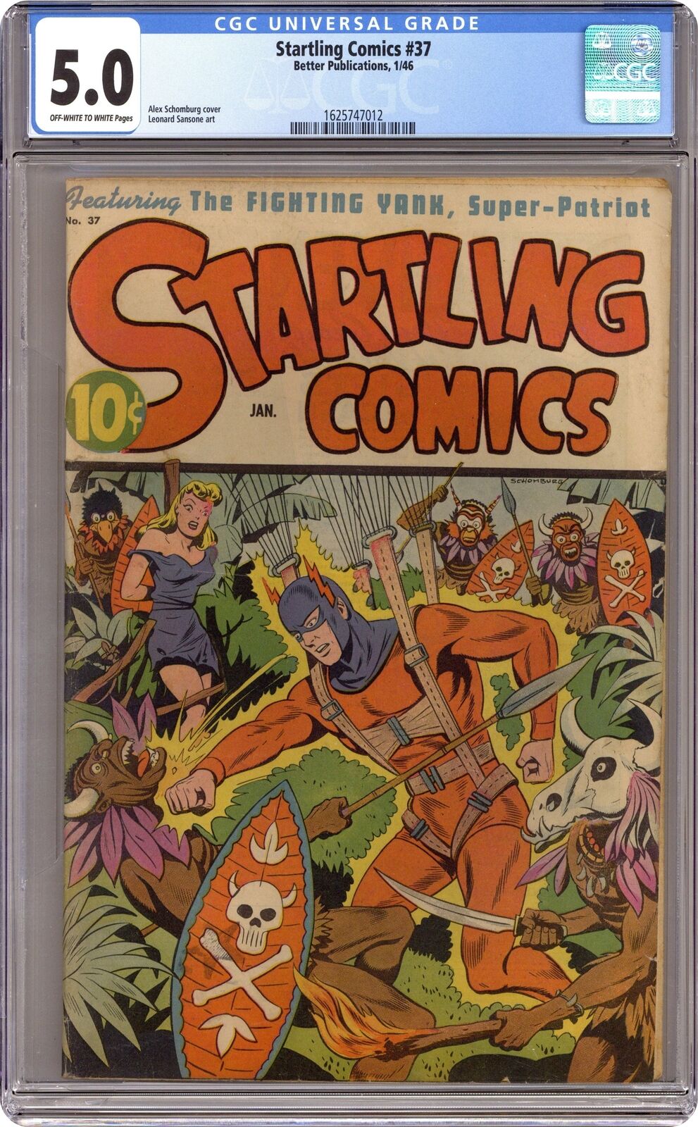 Startling Comics #37 CGC 5.0 1946 1625747012