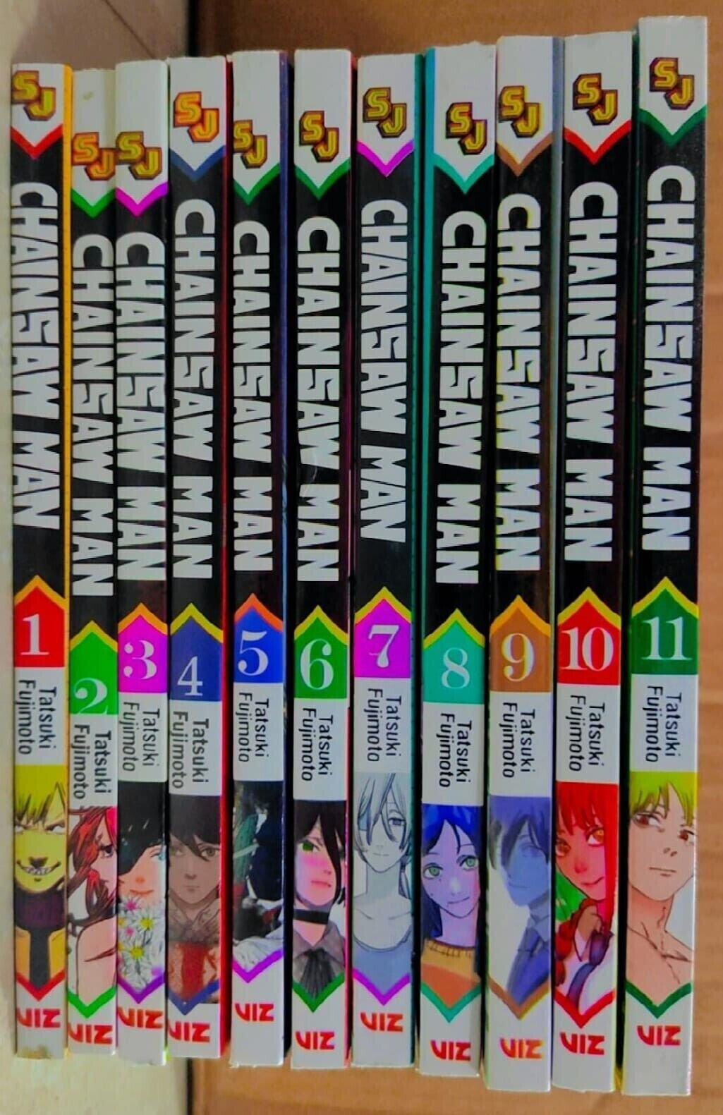 Chainsaw Man Manga English Comic Volume 1-11 Full Complete Set .