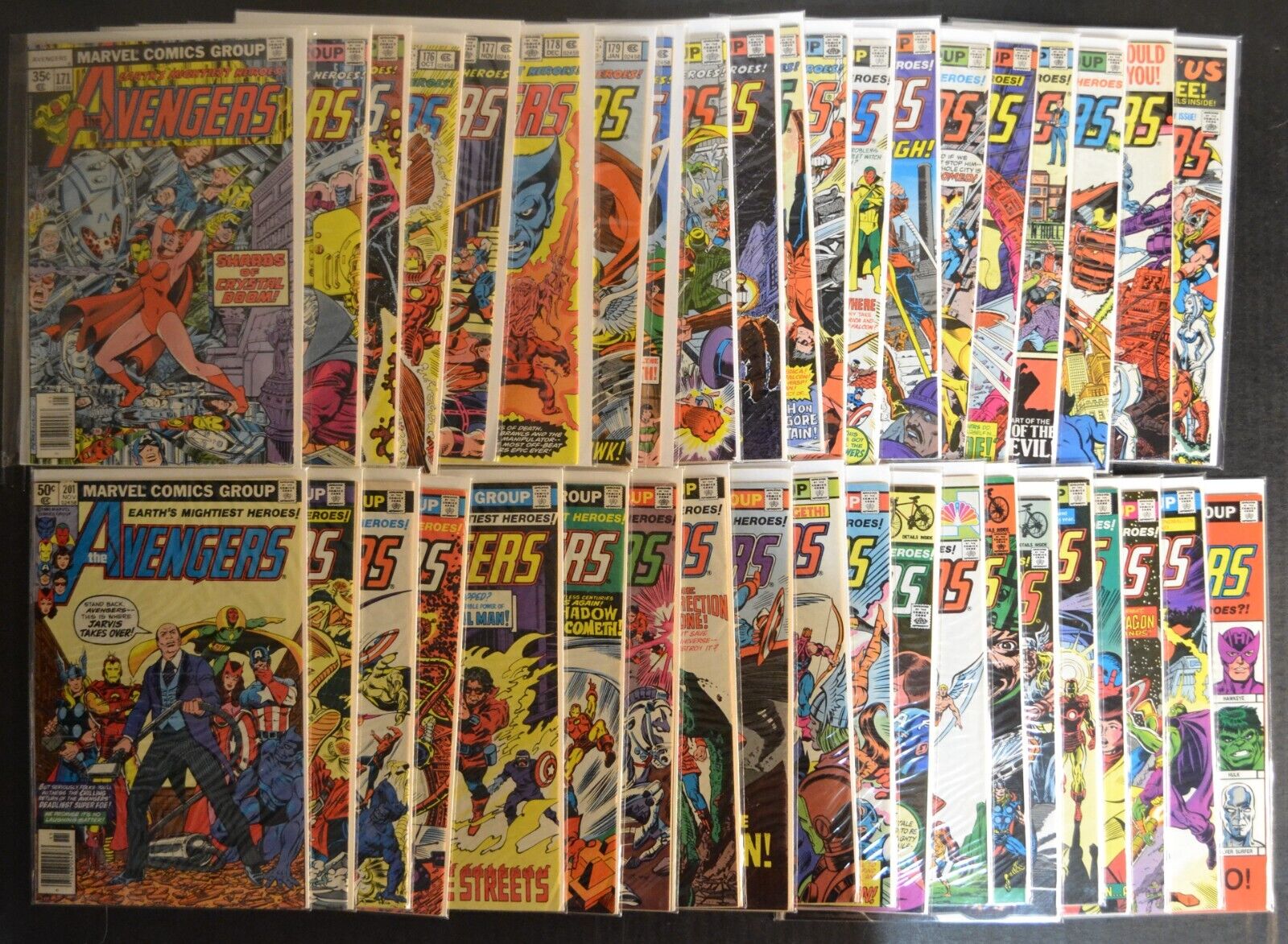 The Avengers #171 (Marvel) Volume 1 Bronze Age Comic Book Lot; 40 Amazing Issues