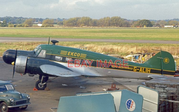 PHOTO  AVRO 652A ANSON I G-ALIH EKCO (E K COLE) SOUTHEND UK NOV 1966 PICTURED AT