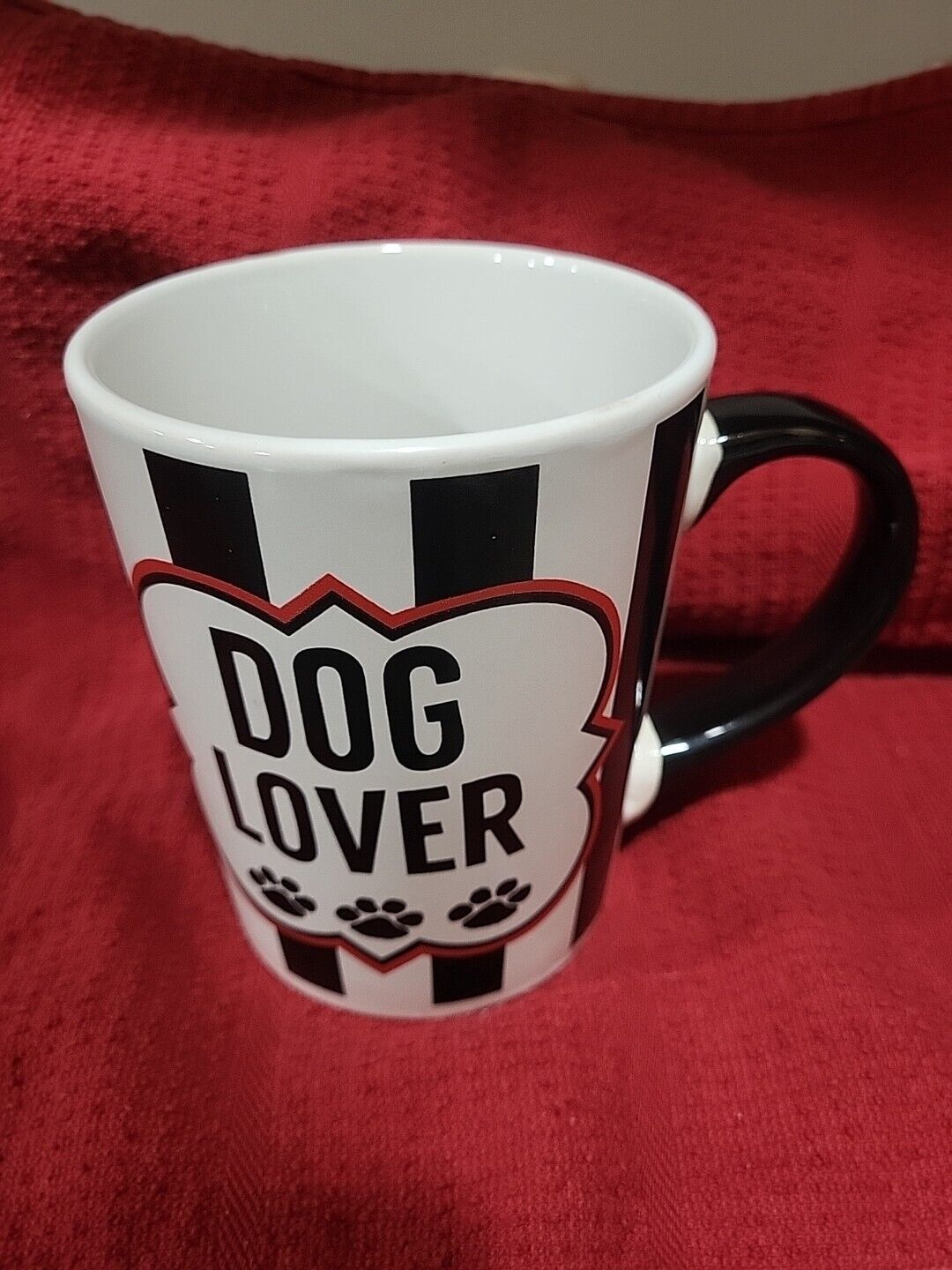 Who’s Your Doggy Tumbleweed Coffee Cup Mug Dog Paw Print Dog LOVER 15 oz. 
