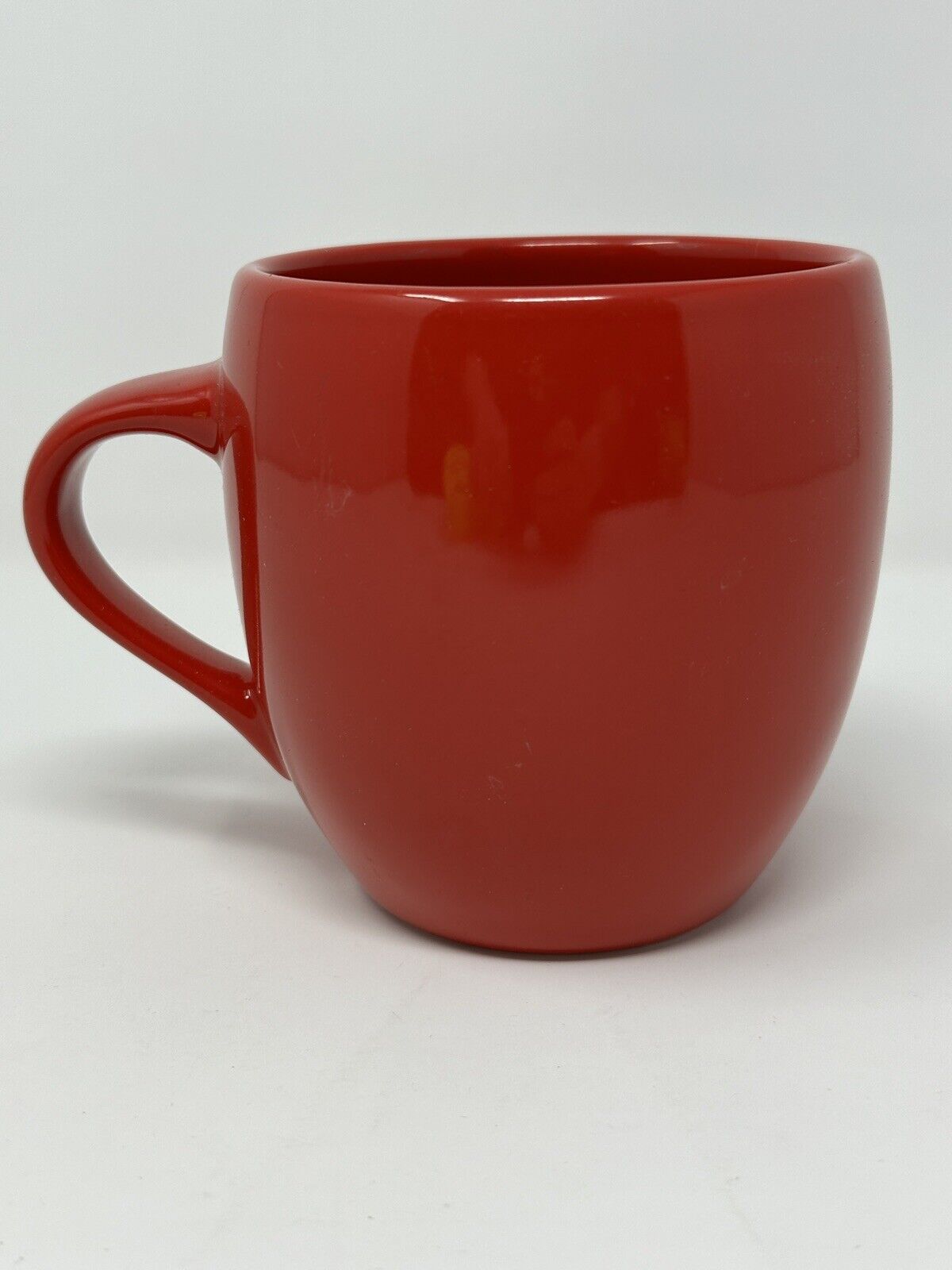 Starbucks 2005 Bright Red Mug Cup Coffee Tea Good Shape See Pics