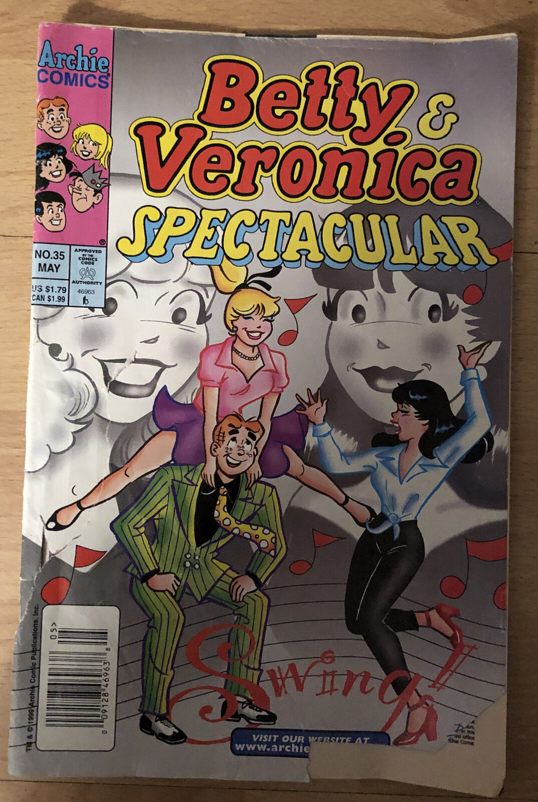 Betty Veronica Spectacular 35 Swing Competition; Nose Strip; Invading Bridesmaid