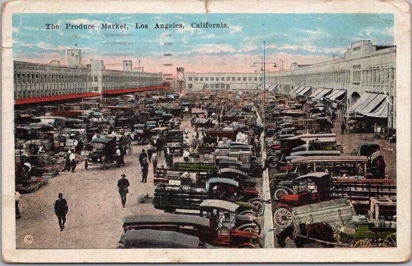 1923 Los Angeles, California Postcard \