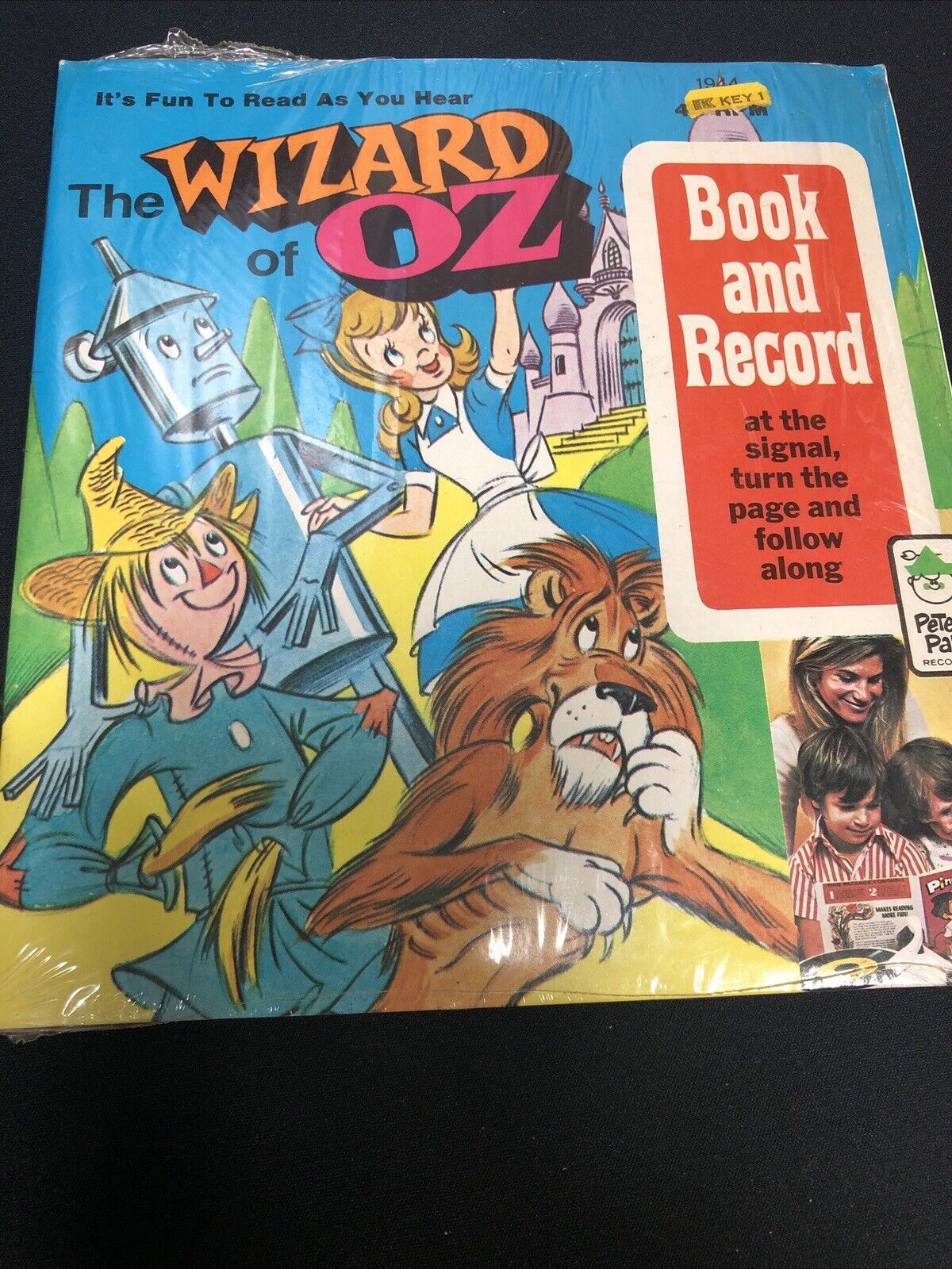 The Wizard of Oz Book and Record 45 RPM