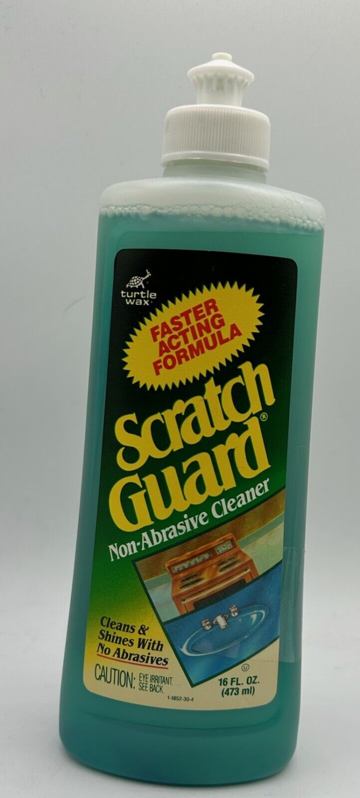 Turtle Wax SCRATCH GUARD Bath & Kitchen Cleaner USA VINTAGE 1987 NOS RARE
