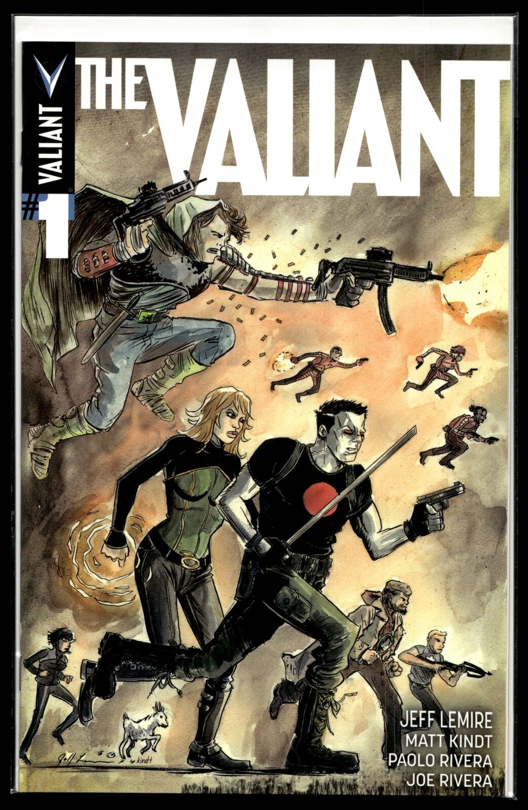 2014 The Valiant #1 Kindt Variant Valiant Comic