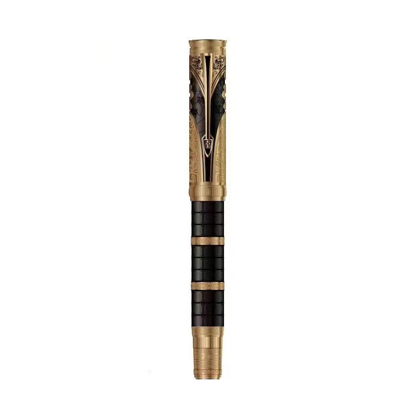 In Stock Hongdian D5 Qin Piston Fountain Pen Dynasty Series EF/F Nib Retro Pen