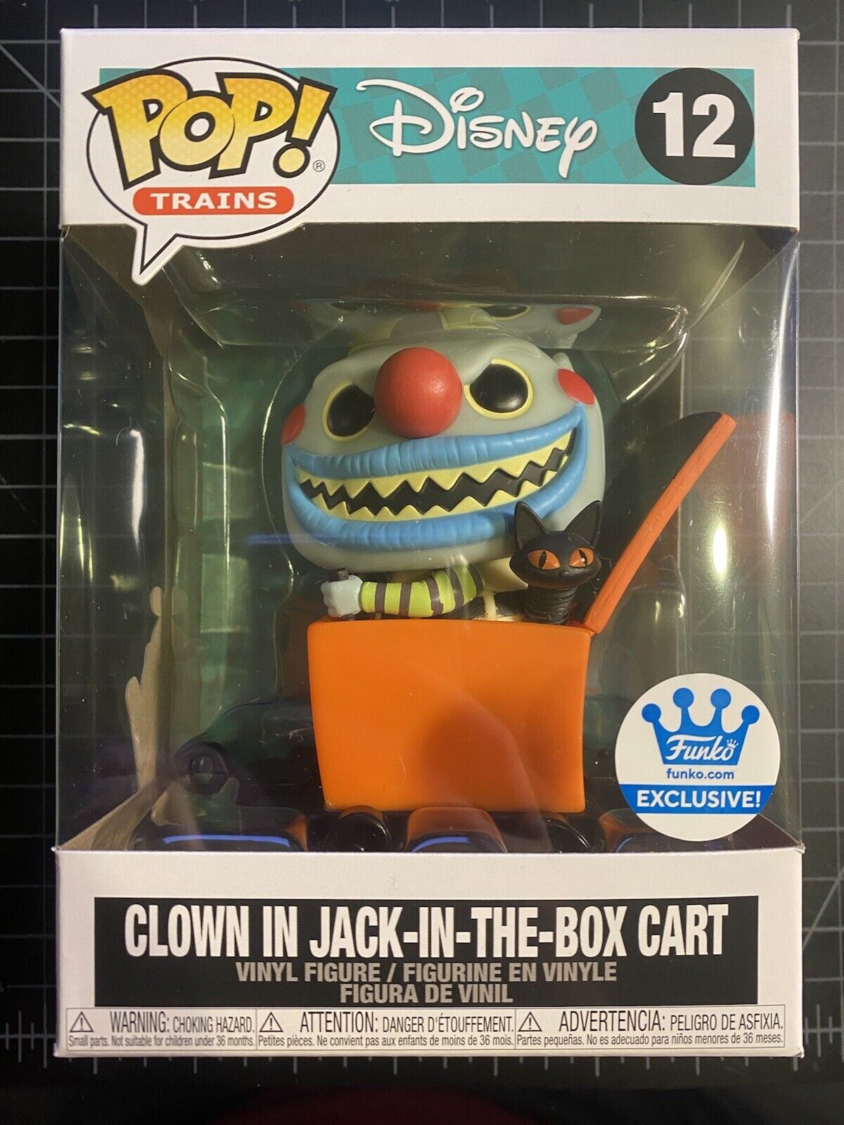 Funko Pop Nightmare Before Christmas Clown In Jack In The Box Cart #12 EXCLUSIVE